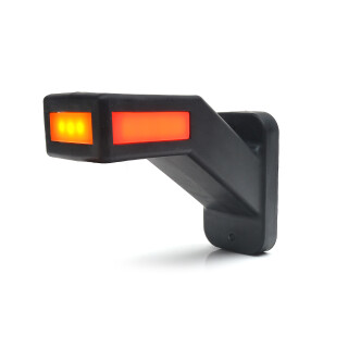 LED-Umrissleuchte mit Seitenmarkierungsleuchte links W168.5 12V-24V