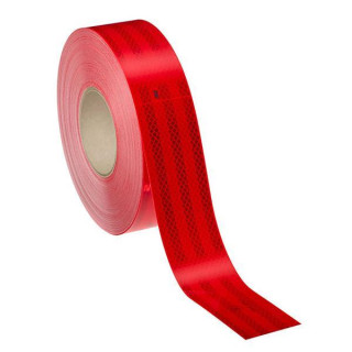 rot reflekt.,Planenaufbau 52 mm x lfm 3M Konturmarkierung nach ECE-104 Folie 