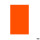 Leerfeld, 70 x 120 mm, Vorderseite Reflexfolie orange, Edelstahl V2A