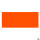 Leerfeldstreifen, 280 x 120 mm, Vorderseite Reflexfolie orange