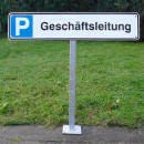 Parkplatzreservierungsschild, Parkplatzschild Symbol Behindertenparkplatz ohne Bohrlöcher passend für Halterungen 88400Z und 88401Z