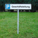 Parkplatzreservierungsschild, Parkplatzschild Frauenparkplatz ohne Bohrlöcher passend für Halterungen 88400Z und 88401Z