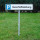 Parkplatzreservierungsschild, Parkplatzschild Behindertensymbol passend für Halterungen 88400Z und 88401Z