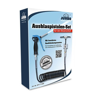 Ausblaspistolenset Druckluft mit 5 m Wendelschlauch...