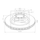Bremsscheibe Ø 290 passend für RENAULT TRUCKS