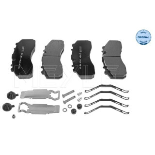 Bremsbelagsatz, Scheibenbremse passend für BPW, DAF, IVECO, KÄSSBOHRER, MAN, MERCEDES-BENZ, NEOPLAN, SAF, SCANIA