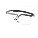 Schutzbrille, Grobstaubbrille schwarz, weiß