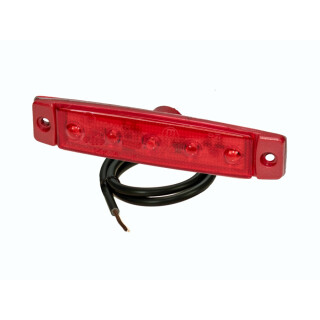 LED Schluss-/Umrissleuchte PRO-FLAT "Color Edition" 12/24 Volt