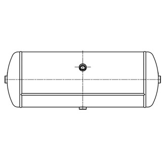 Drucklufttank 30L / 250 x 705 / 13 bar passend für Renault Universal