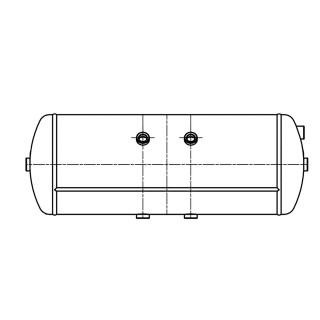 Drucklufttank 30L / 250 x 705 / 13 bar passend für Renault Universal