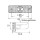 LED Seitenmarkierungsleuchte FLATPOINT Einbauversion, Kabel 1,5m + P&R Stecker