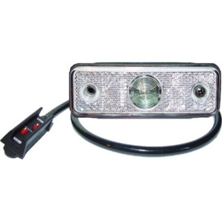 LED Begrenzungsleuchte FLATPOINT Gummiunterlage mit Kabel 1,5m