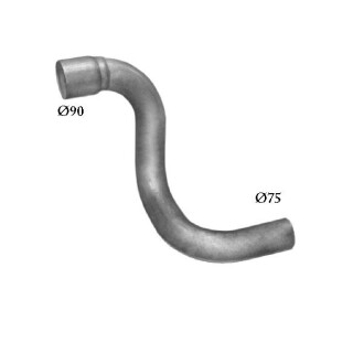Mittelabgasrohr passend für Mercedes Benz LK/LN2