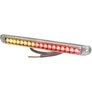 LED Heckleuchte PRO-CAN XL 3F 24 Volt, Gehäuse glasklar