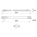 LED Schluss-Umrissleuchte PRO-STRIPE ECE