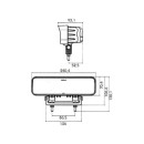 LED Arbeitsscheinwerfer PRO-SUPER-ROCK 3000 Lumen