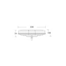 LED Kennleuchte PRO-MICRO-BAR II 1-Punktbefestigung, blau