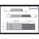TankProtect Tankgeberschutz 700-1080mm Universal