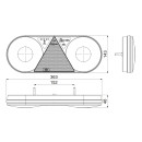 Rückleuchte Heckleuchte LED links 12 / 24 V