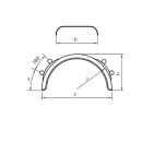 Kotflügel Universal passend für LKW / Anhänger / Traktor B x S x L 435mm x1300mm x1900mm