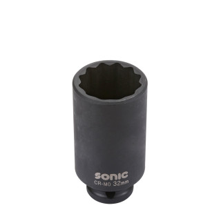 Sonic 1/2 Schlagschraub-Nuss, 12-kant, lang, 35mm
