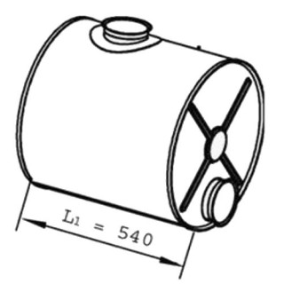 Mittelschalldämpfer passend für DAF CF75 CF85