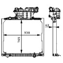 Wasserkühler passend für MAN TGA TGS TGX