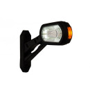 Seitenmarkierungsleuchte LED mit kurzem Arm, 12 / 24 V  links