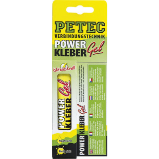 PETEC Power Kleber Gel, 20 G SB-Karte