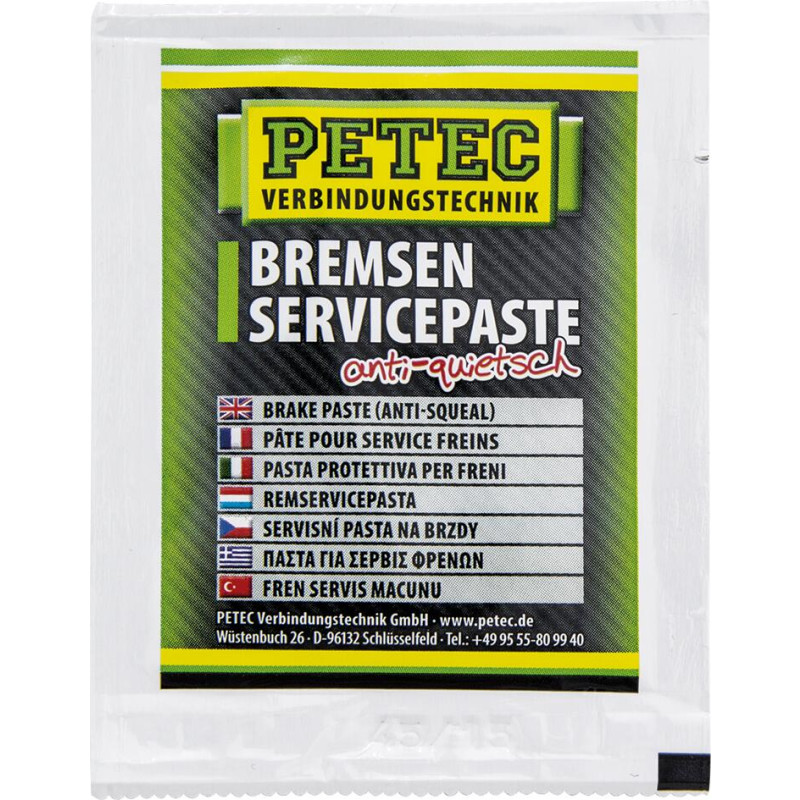 Bremsen Service Paste 5G - 94405 von PETEC - EAN 4013558944050