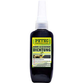 PETEC Rohr- & Gewindedichtung gelb, 50ML