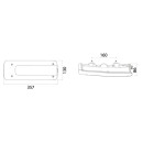 LED Heckleuchte VOLVO FM, rechts mit integr.Rückfahrwarner, seitl. AMP Stecker 7-pol., 24V