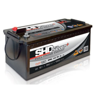 Panther Starterbatterie Full Frame Energy SHD 12V, 190 Ah / 1000 A, L x B x H 513 x 223 x 223 mm