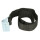 Ersatzgurtband / Planenspanner mit Flachhaken (gerippt), 65 cm, schwarz