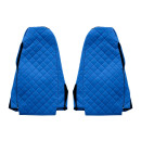 2 x Sitzbezüge Schonbezüge Bezüge LKW blau passend für SCANIA
