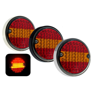 LED Mehrkammerleuchte PRO-LOOP "Hamburger Style", links, rechts, 24V, ADR-, D-Zulassung