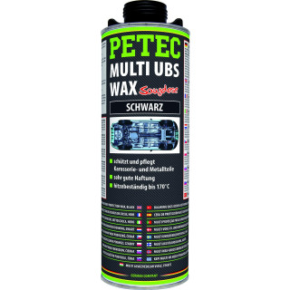 PETEC Multi UBS Wax, schwarz, Saugdose 1.000ML
