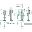 Spindelstütze 230377 Typ S/DK870 ohne Anschraubplatte