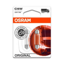 OSRAM 6423-02B Glühlampe, Kennzeichenleuchte C5W 24V 5W SV8,5-8 (Blister 2 St.)