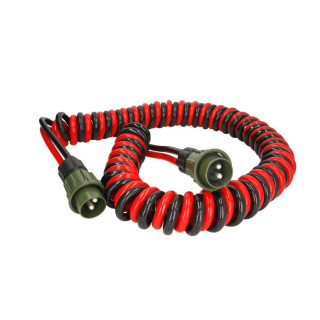 Nato Wendelleitung mit Stecker 6 Meter 2polig 2x 35mm² 12/24V 300A