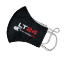 LT24 Mund-Nasen-Maske / Stoffmaske, schwarz, waschbar