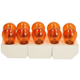 10 x Glühlampe 24V 21W Bau15s PY21W gelb orange