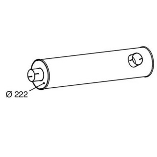 Schalldämpfer passend für Renault Midlum / Euro 2/3