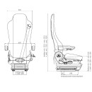 Bus-Fahrersitz GRAMMER Tourea HP Profi für mit Schnellabsenkung Typ MSG 90.6 P RE/LI 1141291